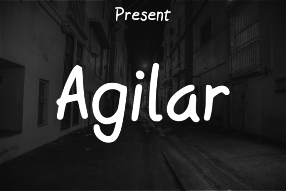 Agilar: A Modern Script Typeface for Your Brand