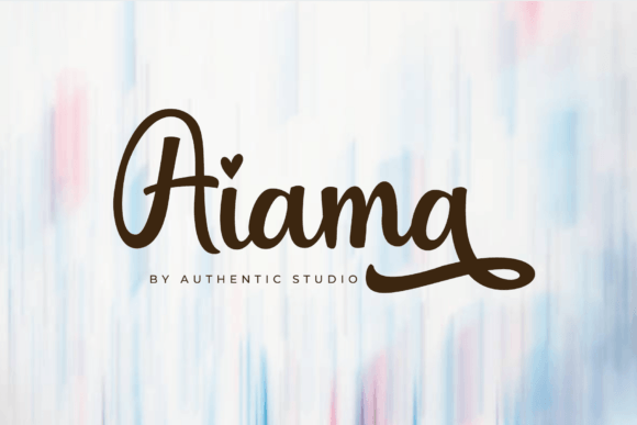Aiama: A Handwritten Typeface for Warm Editorial Design