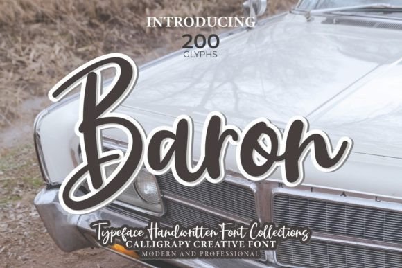 Baron: The Elegant Handwritten Font for Crafters