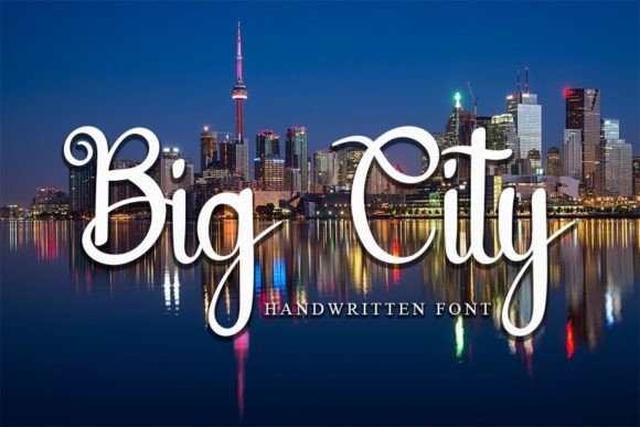 Big City Font: A Delicate Script for Modern Brand Identity