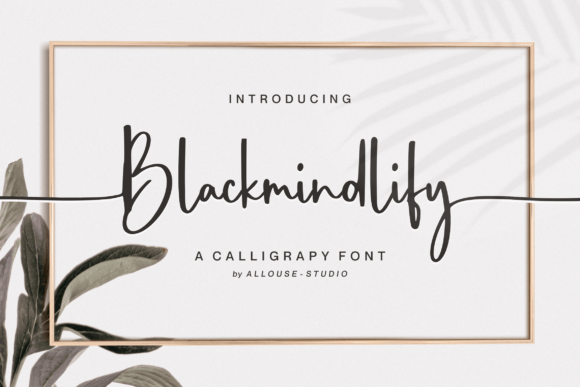 Blackmindlify: The Handwritten Font That Elevates Your Brand