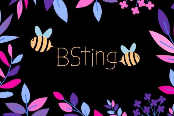 Bsting Font: A Playful Typeface for Modern Brand Identity
