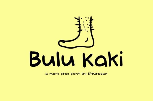 Bulu Kaki Font Review: A Quirky Handwritten Typeface for Branding