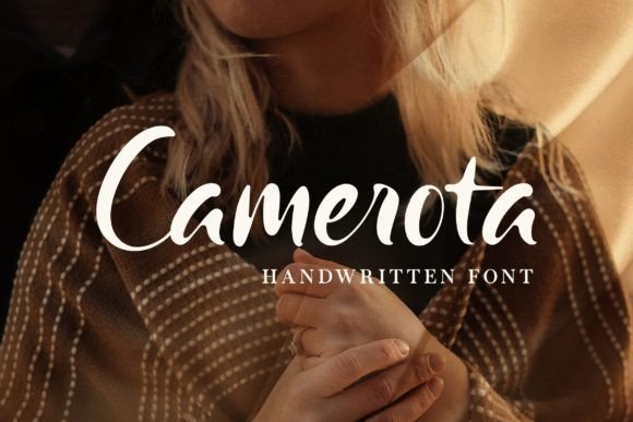 Camerota: A Handwritten Font for Authentic Branding