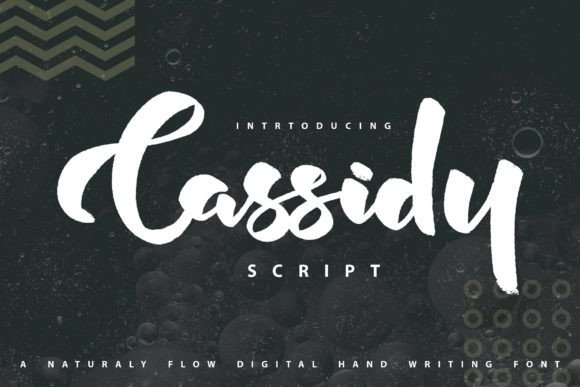 Cassidy: A Handwritten Typeface for Modern Editorial Design