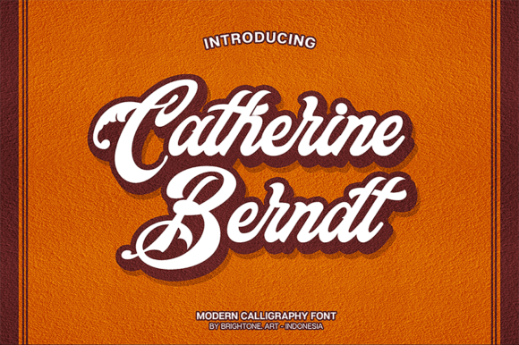 Catherine Berndt: A Refined Script Font for Modern Branding