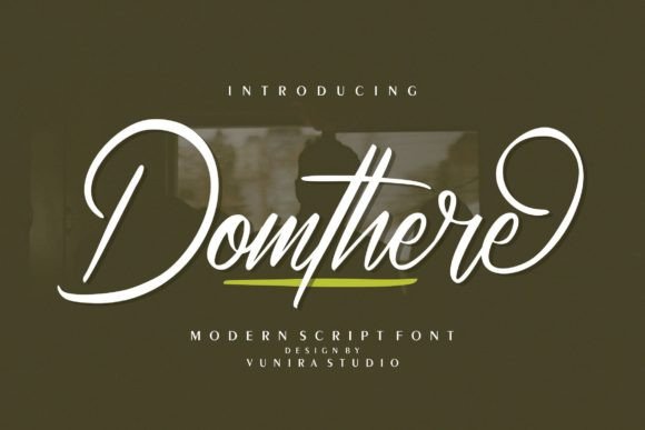 Domthere Font: Elevate Your Brand with Handwritten Style