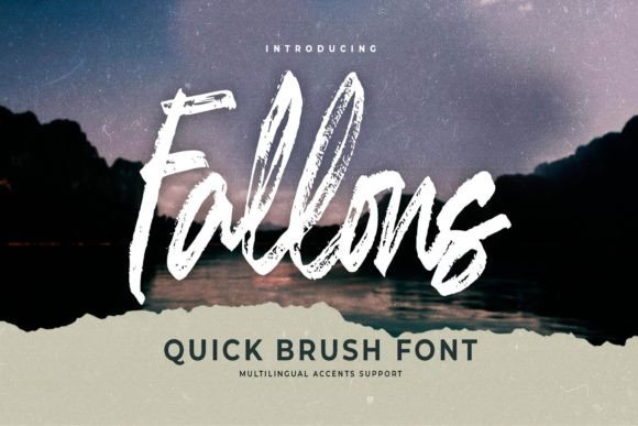 Fallons: A Handwritten Typeface for Modern Web Design