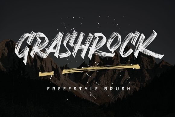 Grashrock: A Dynamic Typeface for Bold Branding