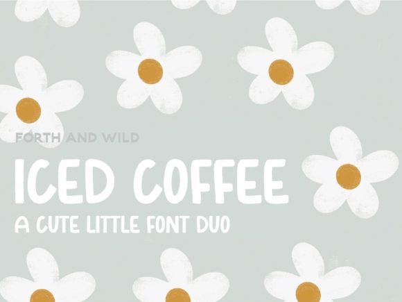 Iced Coffee Font: The Perfect Handwritten Typeface for Makers