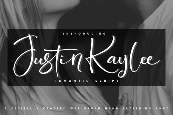 Justin Kaylee: A Romantic Typeface for Elegant Branding