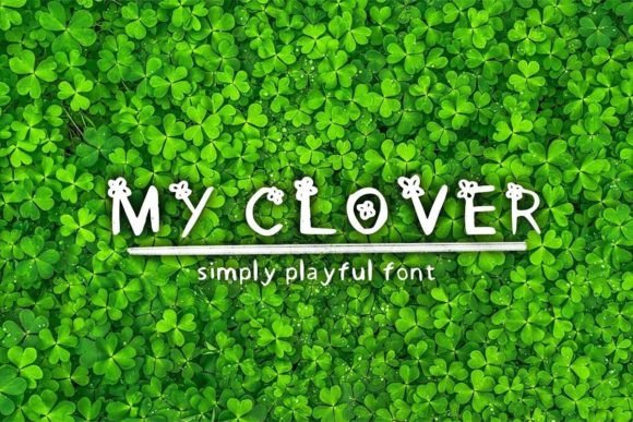 My Clover Font: A Playful Typeface for Handmade Brands