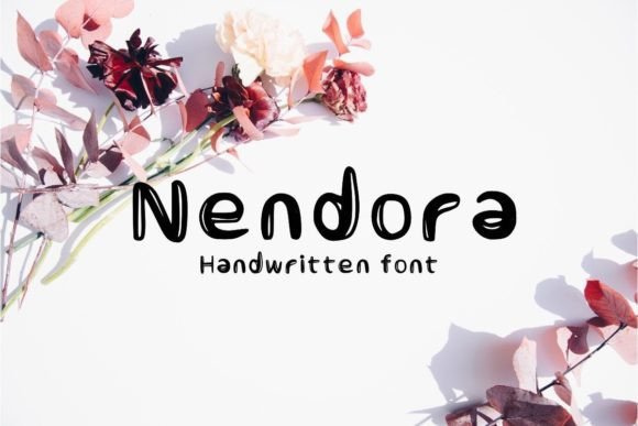 Nendora: A Handwritten Typeface for Editorial Elegance