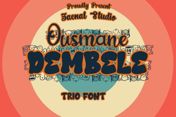 Ousmane Dembele: A Playful Display Font for Editorial Design