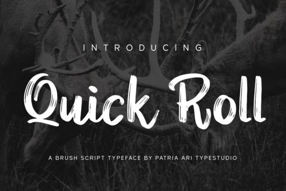 Quick Roll: A Whimsical Typeface for Editorial Design