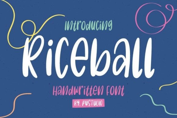 Riceball Font: A Handwritten Typeface for Modern Web Design