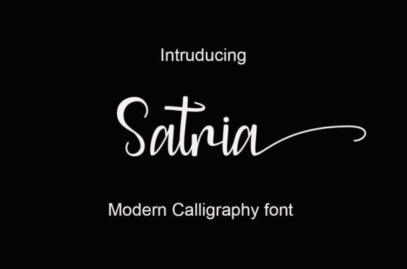 Satria: A Handwritten Typeface for Modern Web Design