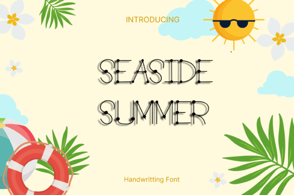 Seaside Summer Font Review: A Whimsical Web Typeface