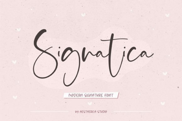 Signatica: The Handwritten Font That Brings Crafts to Life