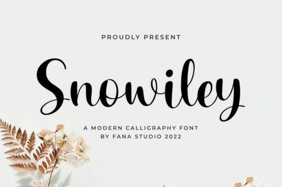 Snowiley: The Elegant Script Font for Handmade Brands