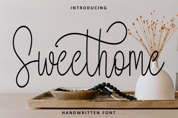 Sweethome: The Handwritten Font That Elevates Small Brands