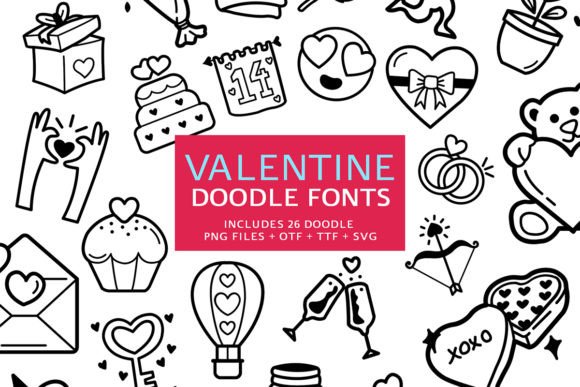 Valentine Doodle: A Playful Script Font for Crafters
