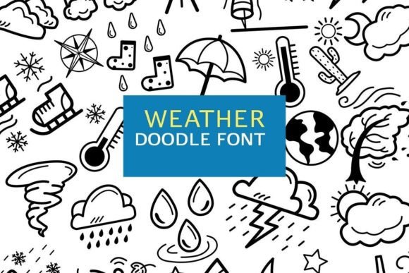 Weather Doodle: A Playful Dingbat Font for Web Design