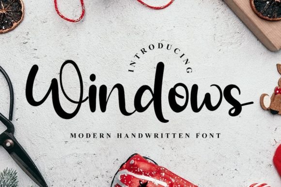 Windows: A Script Amp Typeface for Bold Branding